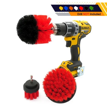 

Kit Cleaning Brush 2/3.5/4'' High quality 3PCS Car Automobile Cleaning