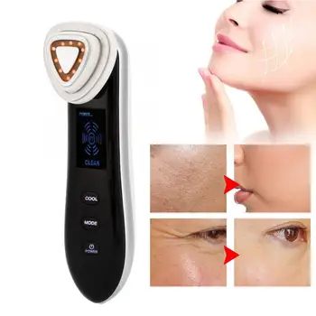

Multifunction Phototherapy RF Skin Rejuvenation Face Import Beauty Machine Home Facial Care Cleaning Cold Compress Instrument