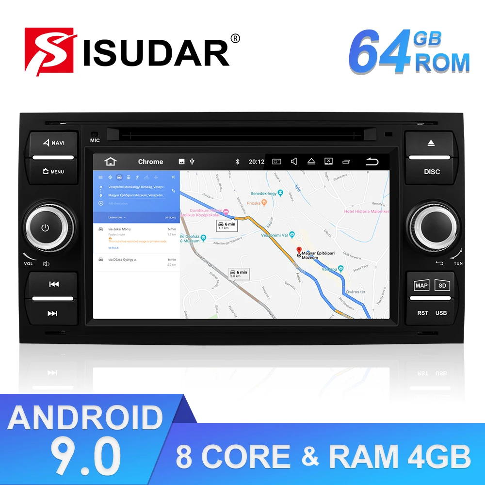 Isudar 2 Din Авто Радио Android 9 для Ford/Mondeo/Focus/Transit/C-MAX автомобильный DVD мультимедиа gps плеер ram 4 Гб rom 64 Гб DVR DSP FM Isudar 2 Din Авто Радио Android 9 для Ford/Mondeo/Focus/Transit/C-MAX автомобильный DVD мультимедиа gps плеер ram 4 Гб rom 64 Гб DVR DSP FM