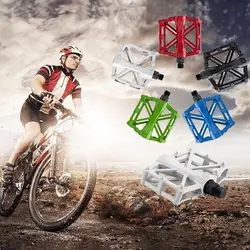 Педали для велосипеда MTB велосипедные педали для BMX MTB Велоспорт Ультра-легкий алюминиевый сплав 9/16 дюймов плоский велосипедный Подшипник