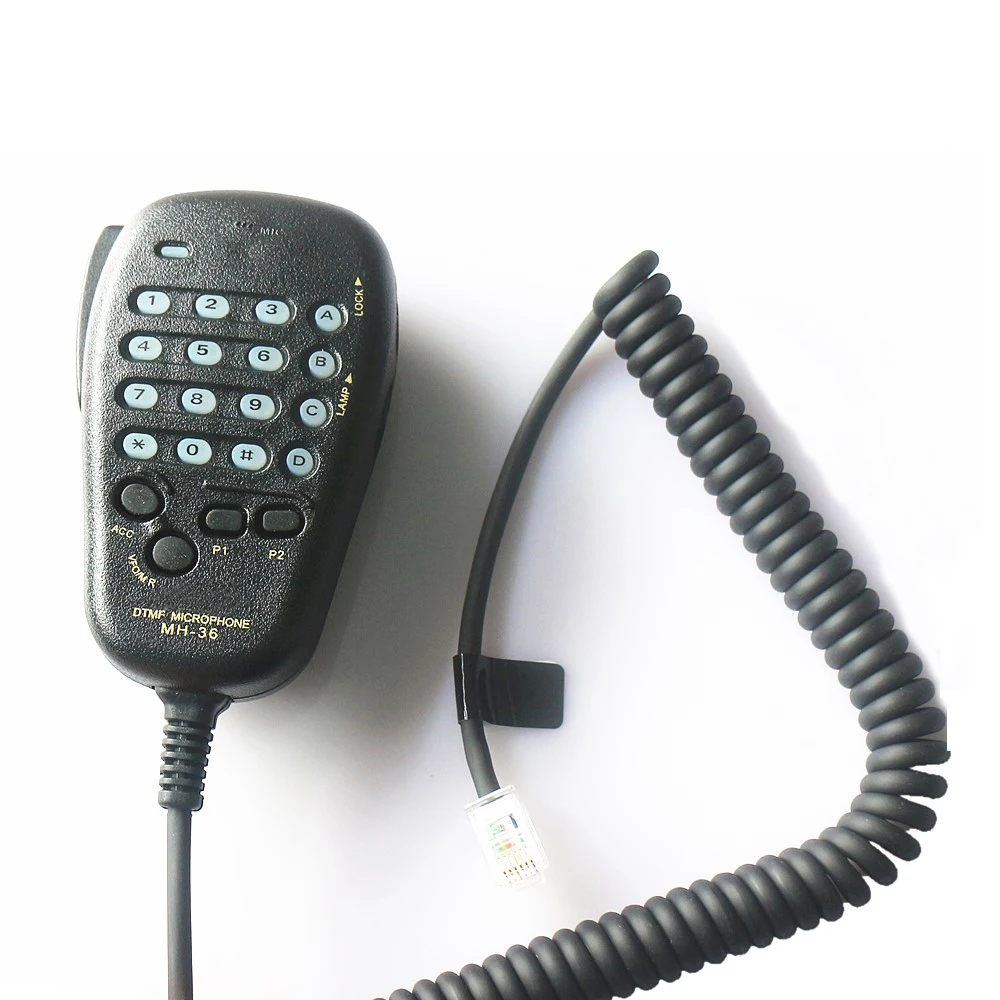 DTMF ручной динамик с микрофоном Микрофон MH 36B6J 6 pin для Yaesu радио FT 90R 2600M 3000M 8000R 8100R|pin