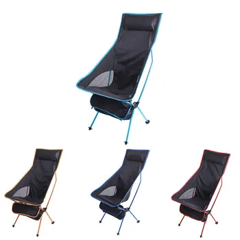 

Portable Upgrade Outdoor Camping Chair Folding Lengthen Camping Ultralight Chair Seat for Fishing Festival Picnic BBQ Beach