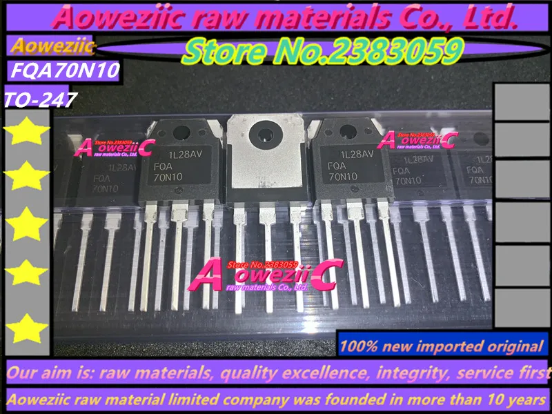 Aoweziic+ импортный FQA70N10 70N10 TO-3P полевой транзистор 70A100V