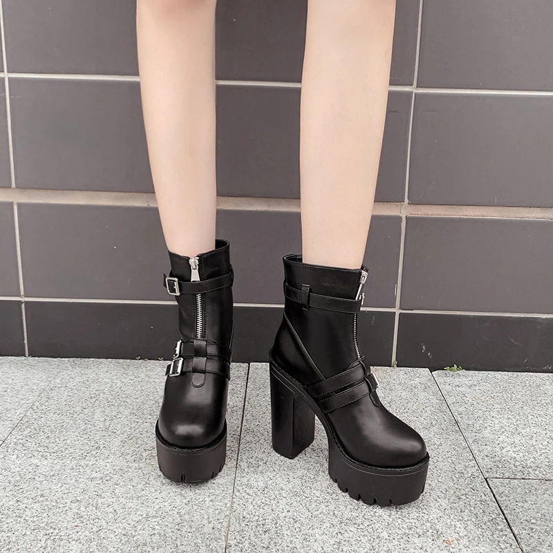 waterproof women high heels boots Women rubber boots ankle western boots Ankle Boots Platform Shoes Winter punk Boots YMA936 waterproof women high heels boots Women rubber boots ankle western boots Ankle Boots Platform Shoes Winter punk Boots YMA936