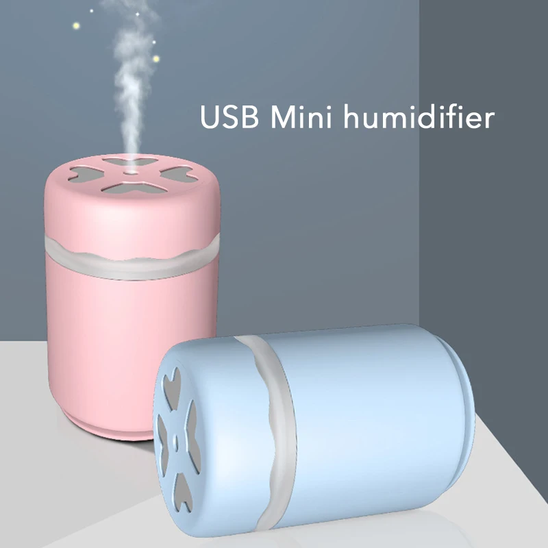 Kbaybo 230 мл четырехлистный немой увлажнитель воздуха мини USB портативный тумана с 6 часов работы ночник для дома офиса автомобиля