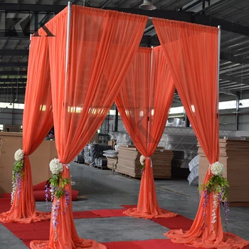 

Adjustable pipes drape backdrop curtain fabric wedding tent marriage decoration