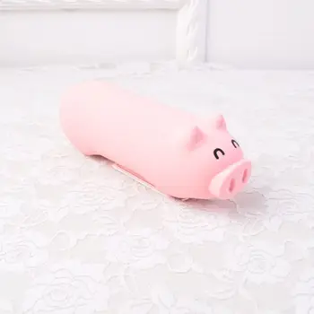 

Novelty Cute Pig Silicone Pen Bag Pencil Case Coin Purse Wallet Pouch School Supplies Stationery Kids Gifts