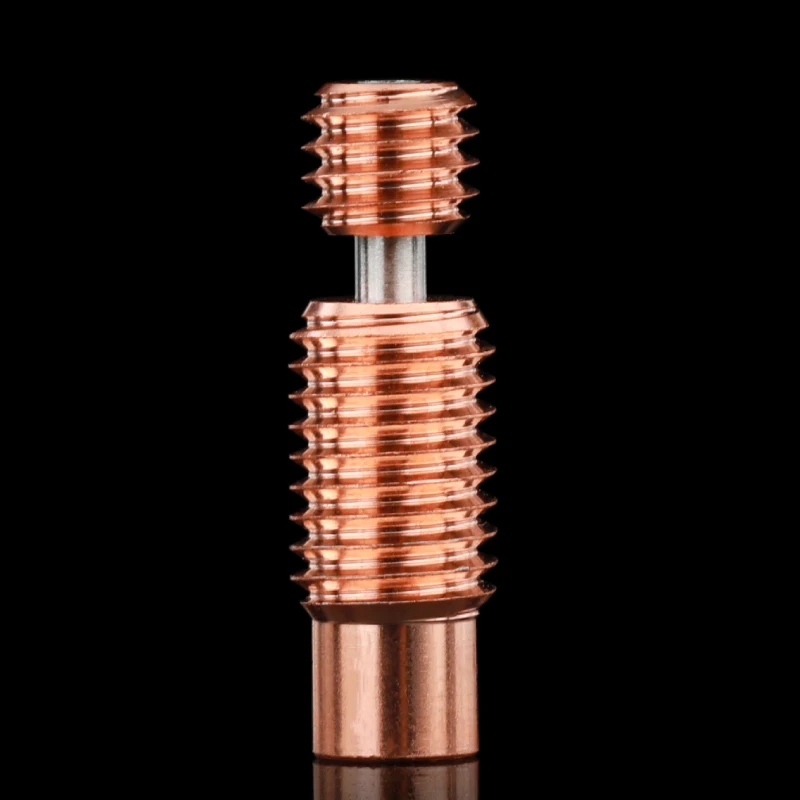 Mellow All-metal nf V6-crazy Calor Quebrar Cobre & Bocal da Impressora 3d Garganta para 1.75 mm v6 Hotend Aquecedor Bloco Aço Inoxidável - Imagem 2