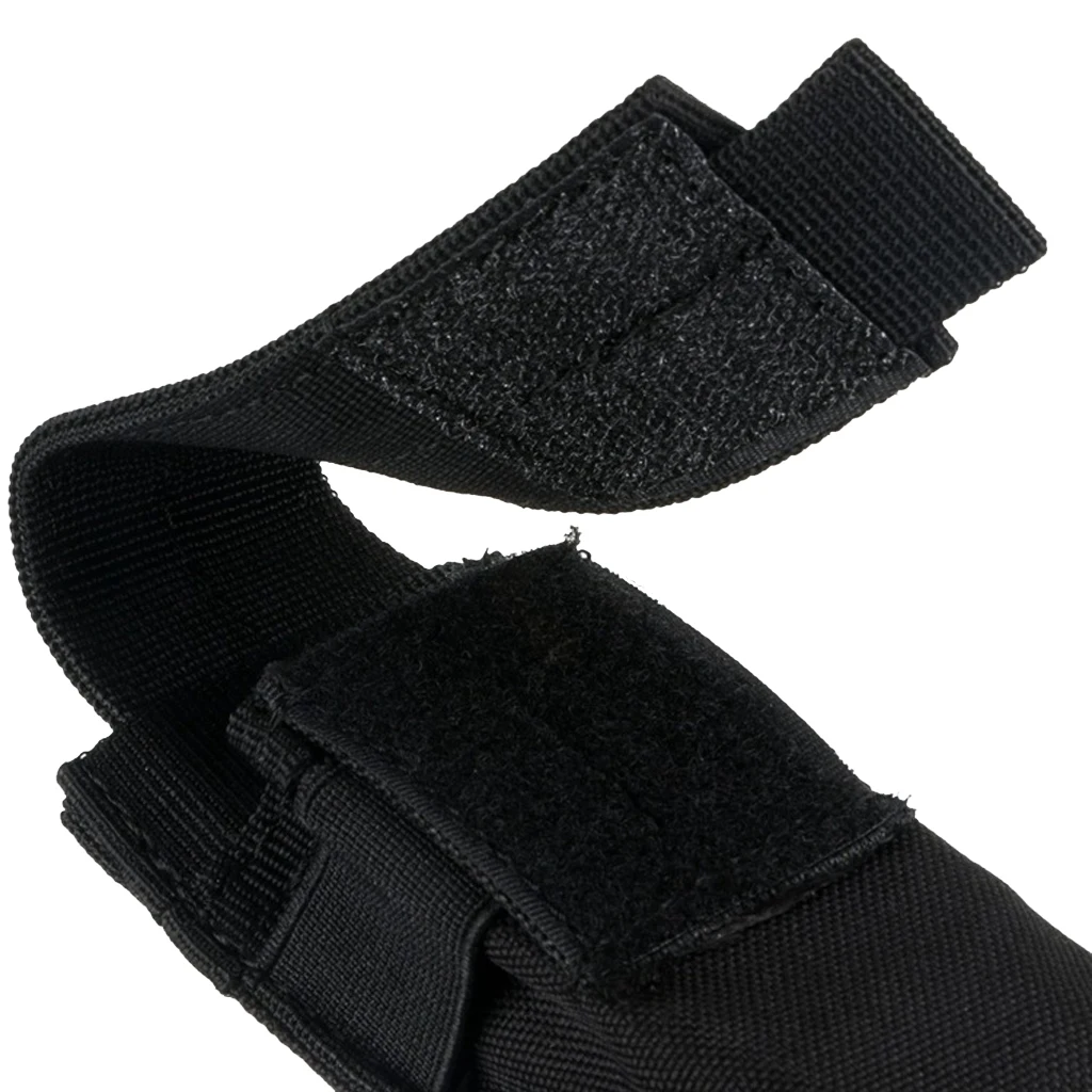 2x Outdoor Tactical Military Flashlight Torch Belt Holster Holder Pouch Black