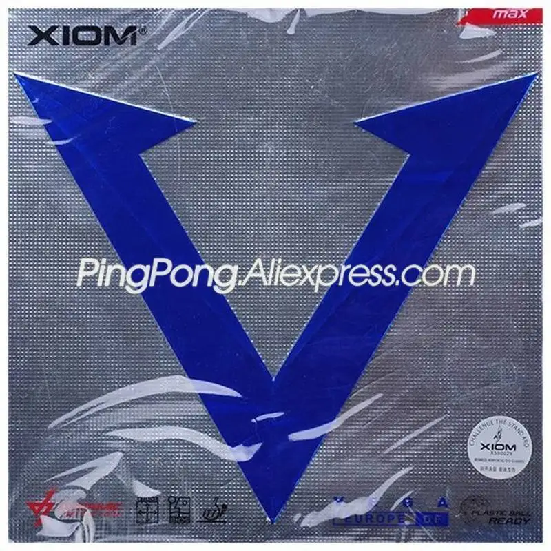Tischtennisbelag zum Sonderpreis Xiom Vega Euro DF DOPPELPACK 