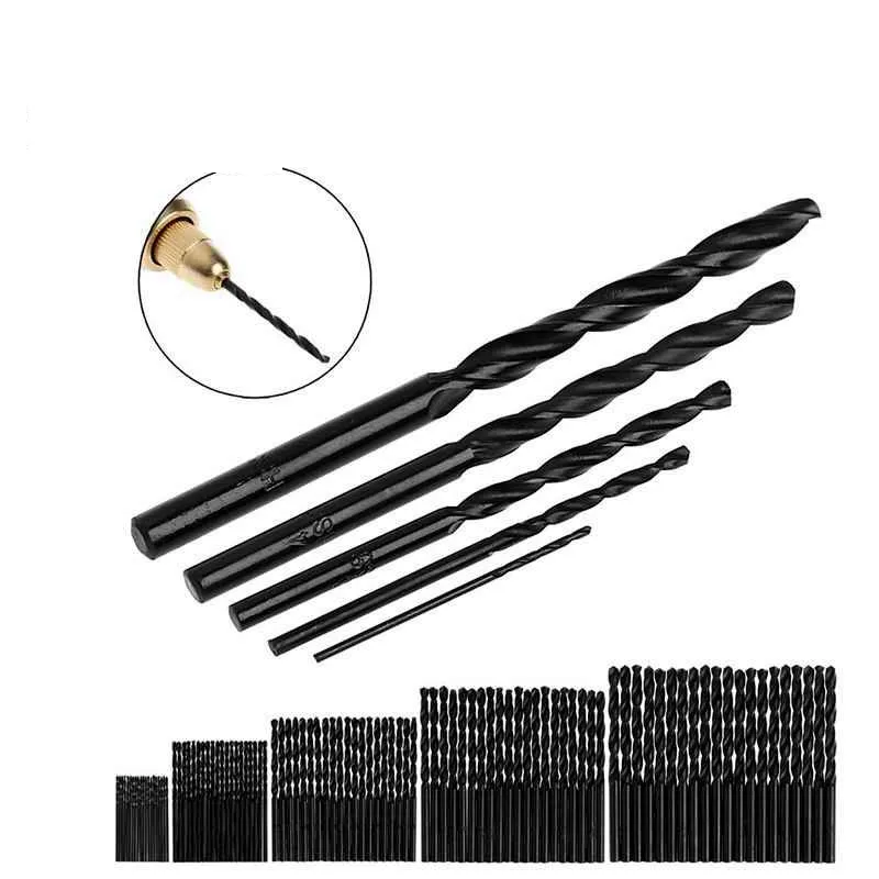 

100pcs HSS Drill Bits Metal Drilling Twist Drill Bit Metalworking Drill Bits 1mm/2mm/3mm/4mm/5mm