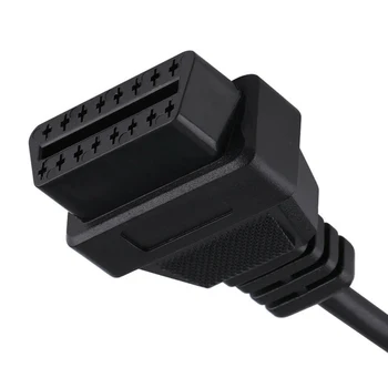 

1* 14-Pin To 16-Pin OBD2 Adapter Connector Diagnostic Detector Cable For Nissan