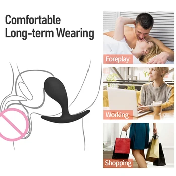 3 Pcs Silicone Anal Plug Training Set Buttplug Bullet Anus Dildo Bdsm Sex Toys For Woman Gay Male Prostate Massager Butt Plug 4