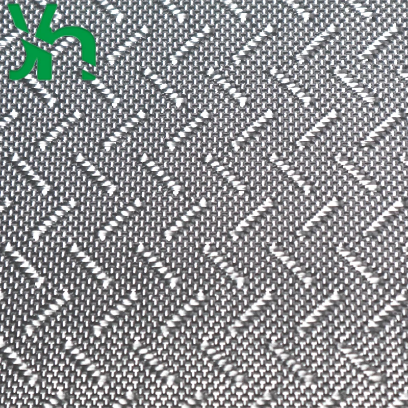 Maroquinerie en tissu de fibre de verre à motif de vague d'argent galvanisé, porte-stylo, ordinateur portable, téléphone portable, production apk