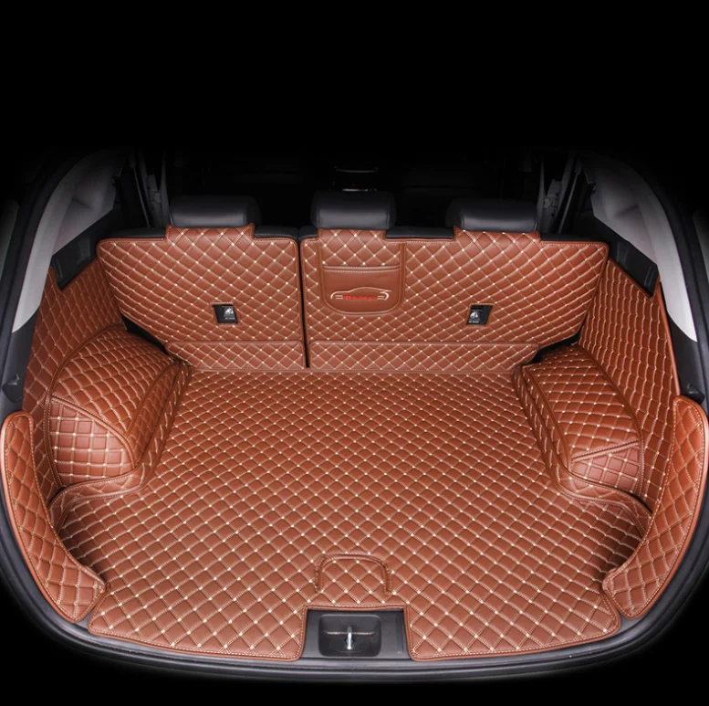 Кожаный коврик для багажника автомобиля для hyundai tucson внедорожник багажника аксессуары внутренний багажник