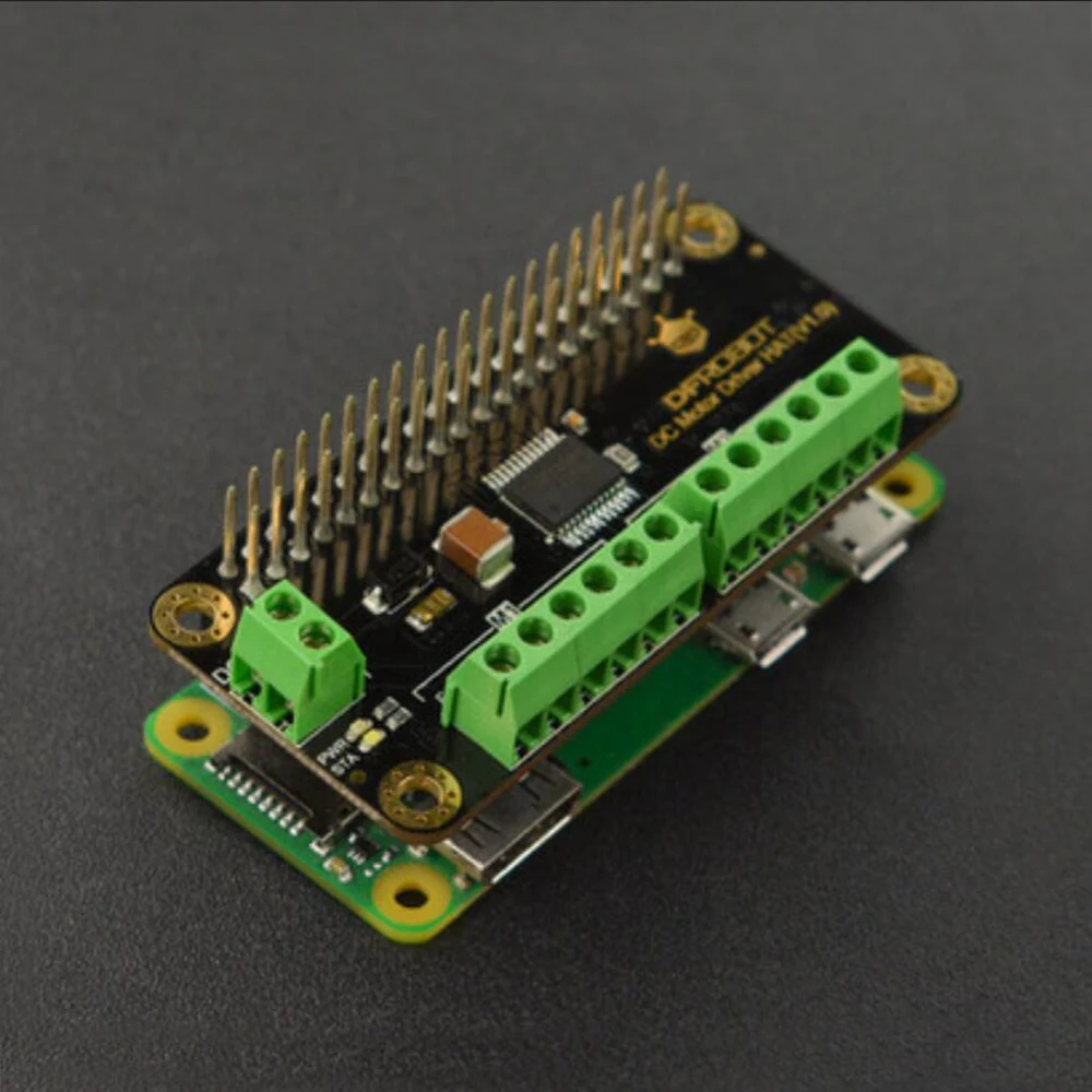 ǰ DFRobot 2x1.2A DC  ̹ HAT , ڴ ,  , DIY Ʈ ī  ÷, ũ,  