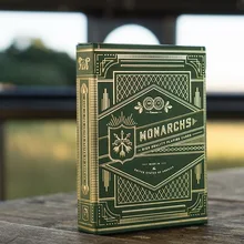 1 колода Theory11 зеленые Monarchs игральные карты Monarch колода покер волшебные карты трюки для профессионального волшебника