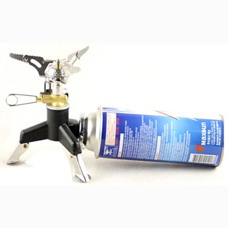 AISPORT Protable Mini Outdoor Tripod Gas Stove Adapter Tank Stand Connector Camping Hiking Equipment Camping Stoves