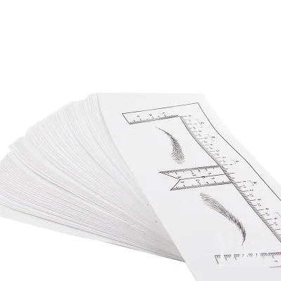 ʺڸ ο 50pcs ݿ  ġ   microblading eyebrow ǥ   