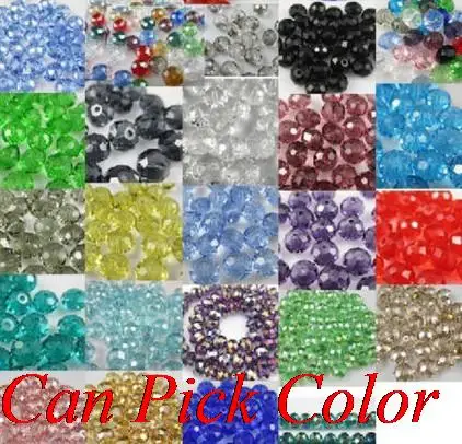 

6mm 500Pcs/lot austrian new loose strand Mixed Faceted Rondelle Glass Crystal Beads spacer Bracelet necklace Making DIY