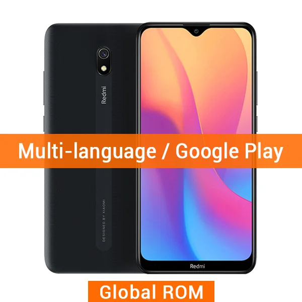 Global ROM Black Xiaomi Redmi 8A с глобальной ПЗУ, 3 ГБ, 32 ГБ, 8 A, 5000 мАч, восьмиядерный смартфон Snapdargon 439, камера заднего вида 12 Мп, мобильный телефон type-C - Цвет: Global ROM Black