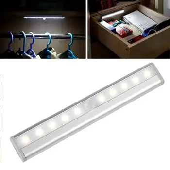 

Under Cabinet Light USB Rechargeable Motion Sensor Closet Lights Wireless Magnetic Stick-on Cordless 6/10 LED Night Light Bar