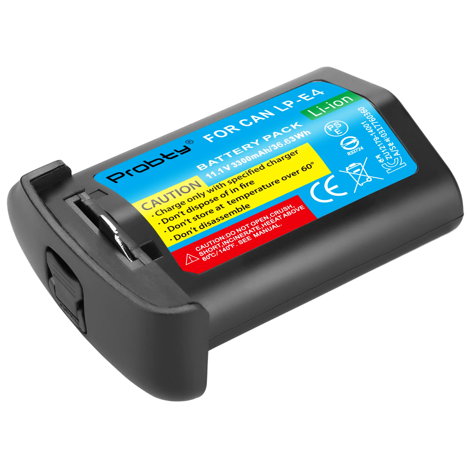 Batteria Agli Ioni Di Litio 11.1V 3300Mah Lp E4 Lp-E4 E4N Per Canon Eos 1D Mark Iii, Eos-1D Mark Iv, Eos 1Ds Mark Iii, Eos 1D C