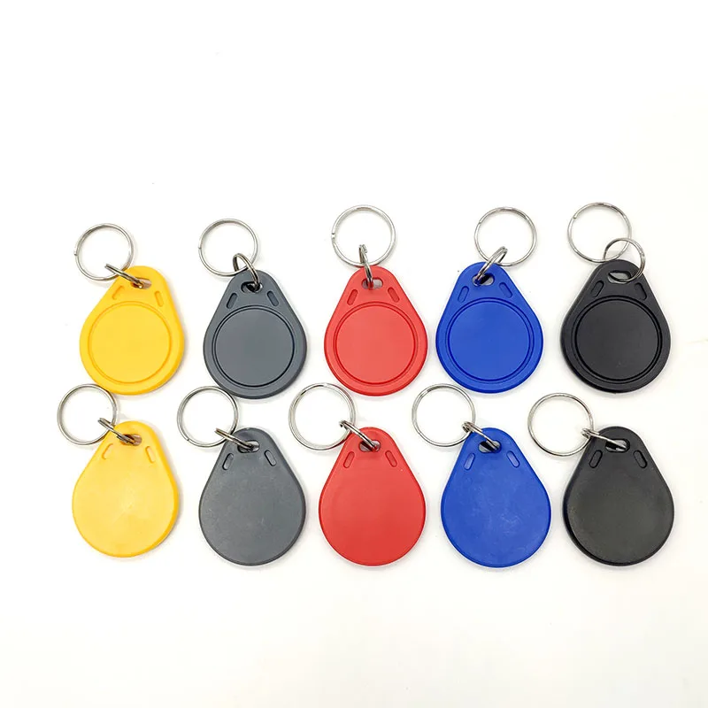100pcs/Lot 13.56MHz Rewrite 0 Block UID RFID Tags Writable Keyfobs ISO14443A Key Fob Used to Copy Mif Card 4