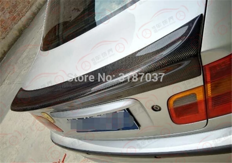 Задний спойлер из углеродного волокна для BMW E46 2DR/4DR Sedan 2001 2005|Спойлеры и крылья| |