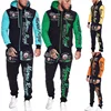 ZOGAA 2022 Men's Sets Clothes Hoodies and Pants 2 Piece Set Warm Ladies Printed Mens Outfits Matching Suit Man Tracksuit ► Photo 2/6