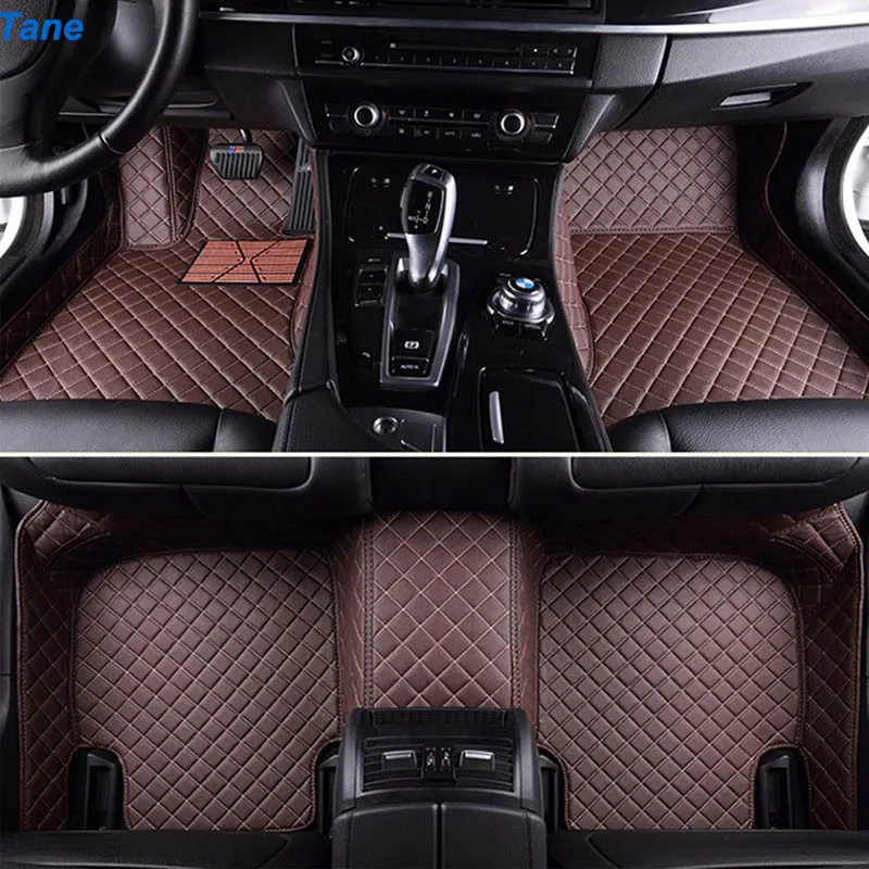 Tane автомобильные коврики для jetta vw Volkswagen polo sedan touran 2007 golf 4 5 6 passat b5 b6 b7 Tiguan аксессуары ковер - Название цвета: COLOR 6