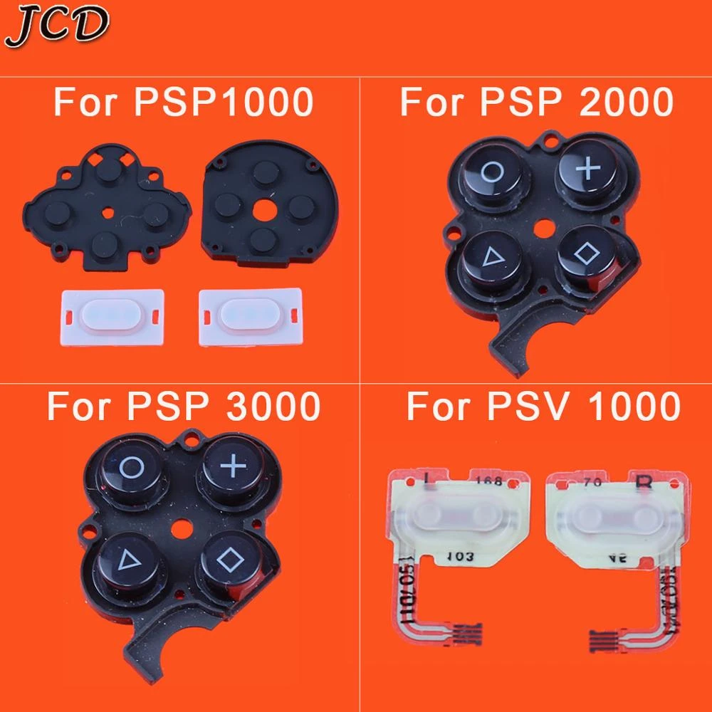 JCD Conductive Rubber Button Switch /L R Trigger Button Conductive  Cable/Right Button Plastic Pad for psp 1000 2000 3000 psv1000|Replacement  Parts & Accessories| - AliExpress