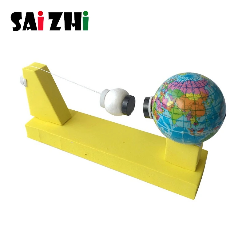 Saizhi наука детские игрушки DIY Модель планет комплект Земля Луна гравитационный