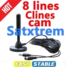 

Satxtrem Clines FM Antenna HD TV CC ESPA A DVB-S2 V7 V8 V9 Nova Europe Stable 8-Lines