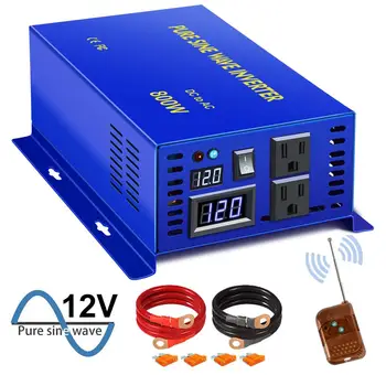 

800W Power Inverter 12v 24v 36v 48v dc to ac 120v 220v Off Grid System Pure Sine Wave Solar Inverter With Remote Control
