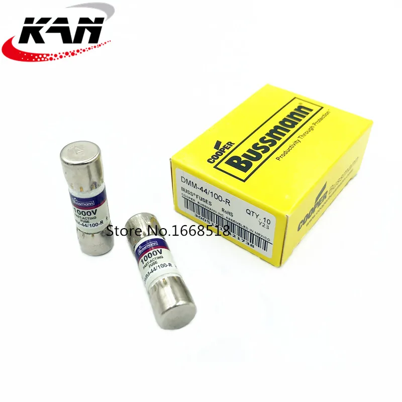 BUSSMANN fusible DMM B 44/100 BUSS, DMM 44/100 R DMM 44/100, 10x35mm