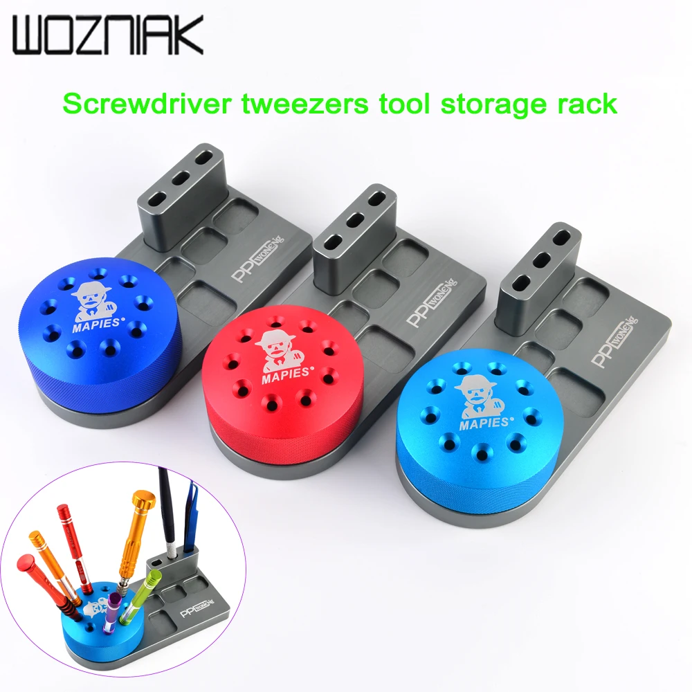 £10.04 High Quality Stainless Steel Rotating Screwdriver Holder Rotating Base With