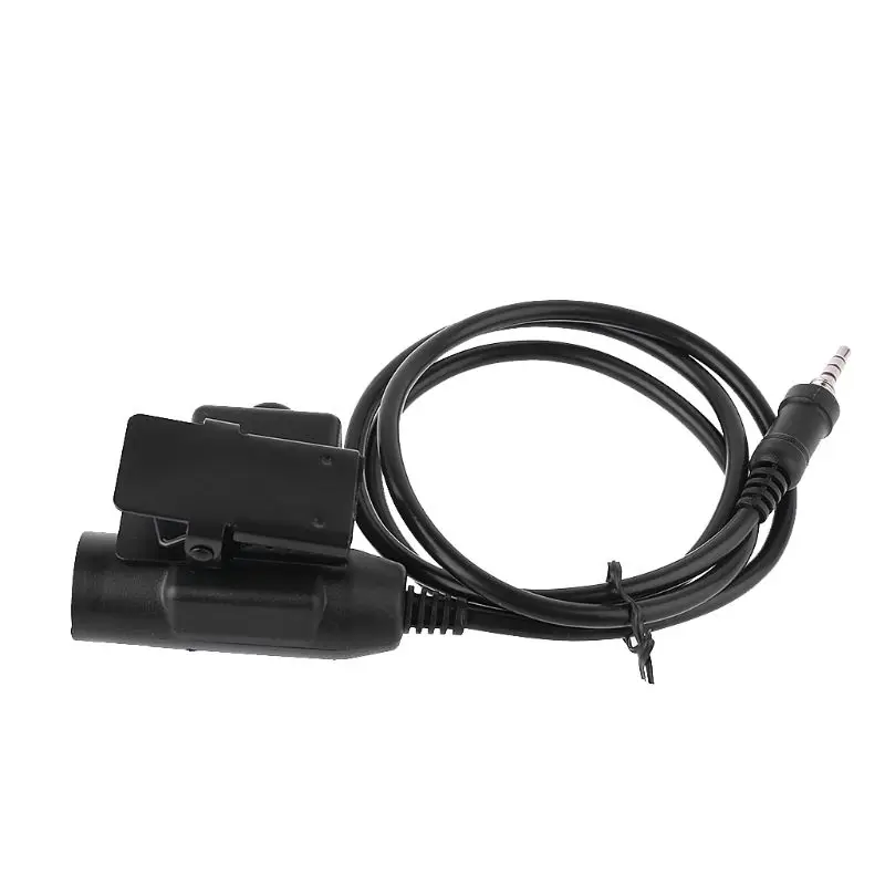 Military Z TActical U94 Headset PTT Plug Adapter Button Switch for VX6R VX7R 1