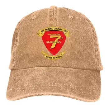 

7th Marine Regiment Neutral Adjustable Baseball Cap