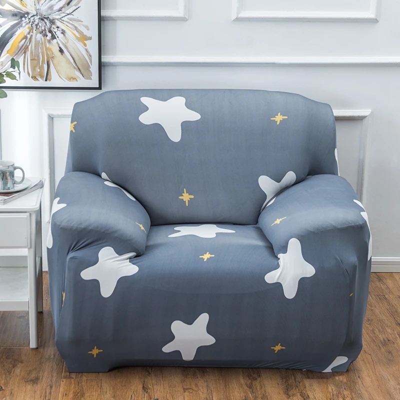 Maple Leaf Pattern Elastic Stretch Universal Sofa Covers Throw Protector Couch Corner Living Room Furniture 1/2/3/4 Seater