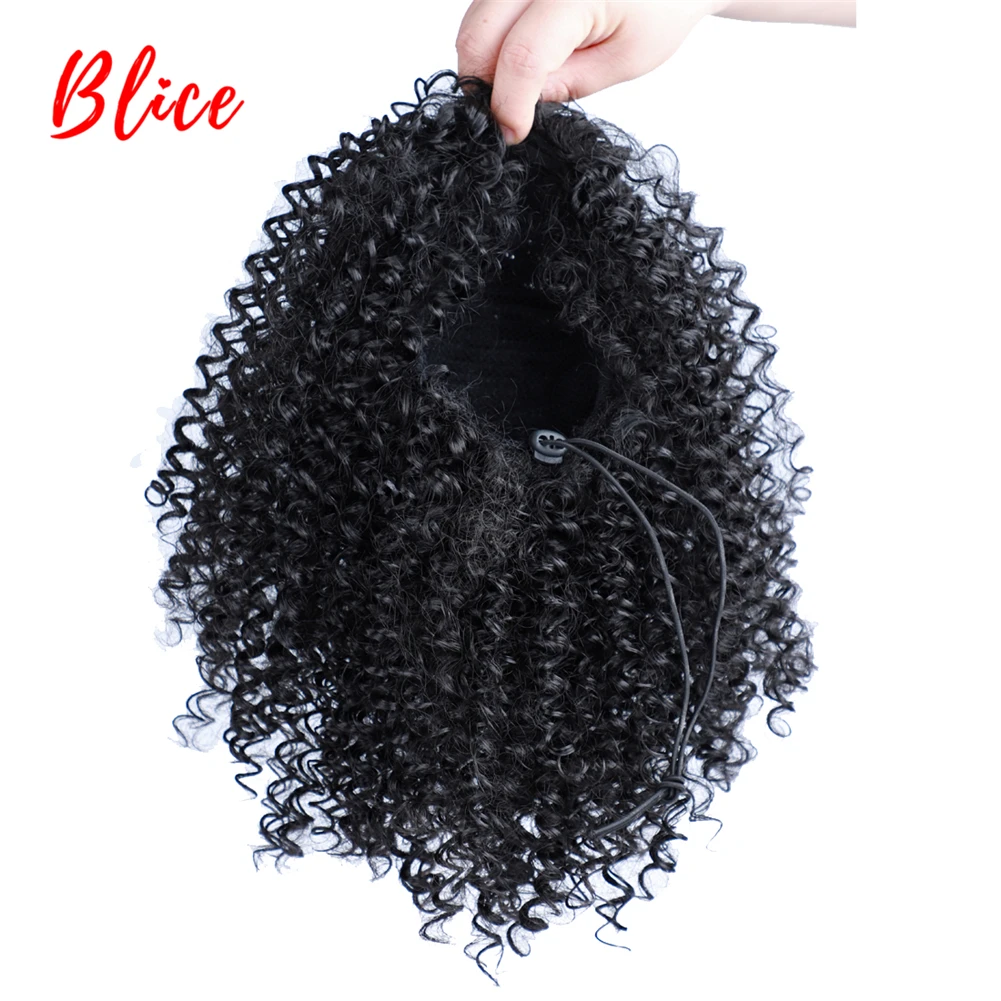 kinky curly hairpiece com dois pentes de