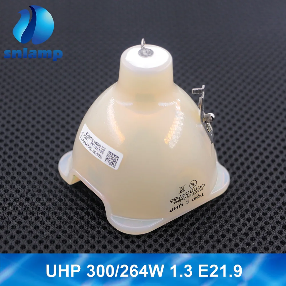 100% Оригинальная Лампа для проектора Philips UHP 300/264W 1 3 E21.9 7609WU EP1080 311-9421 // 725-10127 |