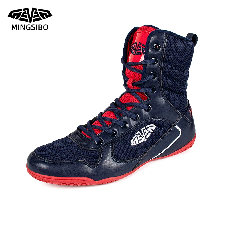 Men Sport Professional Boxing Shoes Black White Man Wrestling Sneakers Fighting Lightweight Male Weightlift Wearable Boots