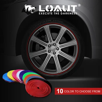 

8M/Roll 2019 New Wheel Rim Protector Care Auto Motor Wheel Rim Covers Rim Car Styling Self adhesive Red Blue Black Gray Yellow