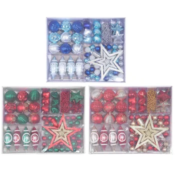 

Shiny Ball Creative Home Decor Xmas Party Home Holiday Decoration Christmas Tree Pendant Balls Hanging Ball Kit
