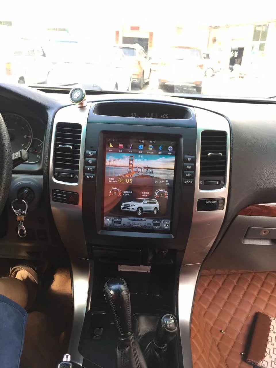 10," экран Tesla навигация для TOYOTA Prado Land cruiser 120 Android 8,1 автомобильный Радио gps bluetooth мультимедийный плеер 2002-2009