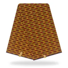 Высококачественная африканская ткань для печати настоящий голландский воск настоящий голландский нигерийский батик стиль 6 ярдов/шт хлопок для платья