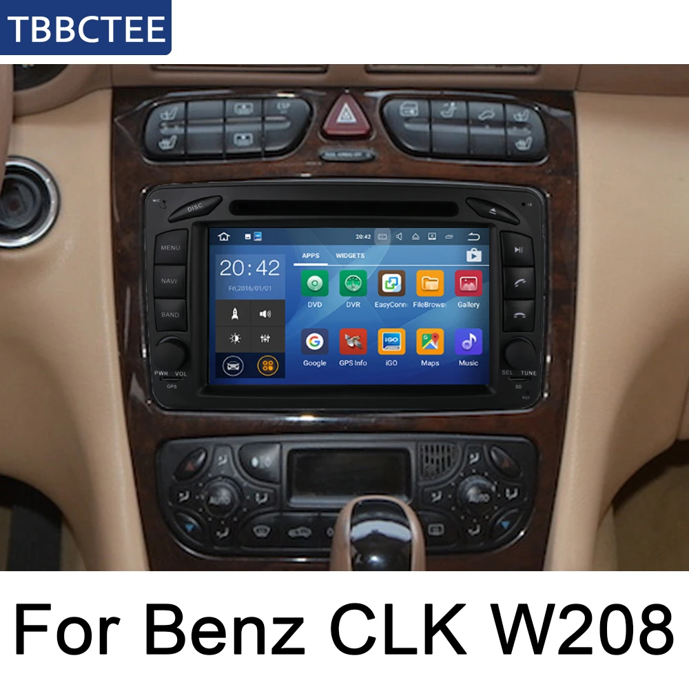 Для Mercedes Benz CLK C208 W208 1996~ 2008 NTG автомобильный Радио dvd-плеер gps навигация Android HD Displayer система аудио видео стерео