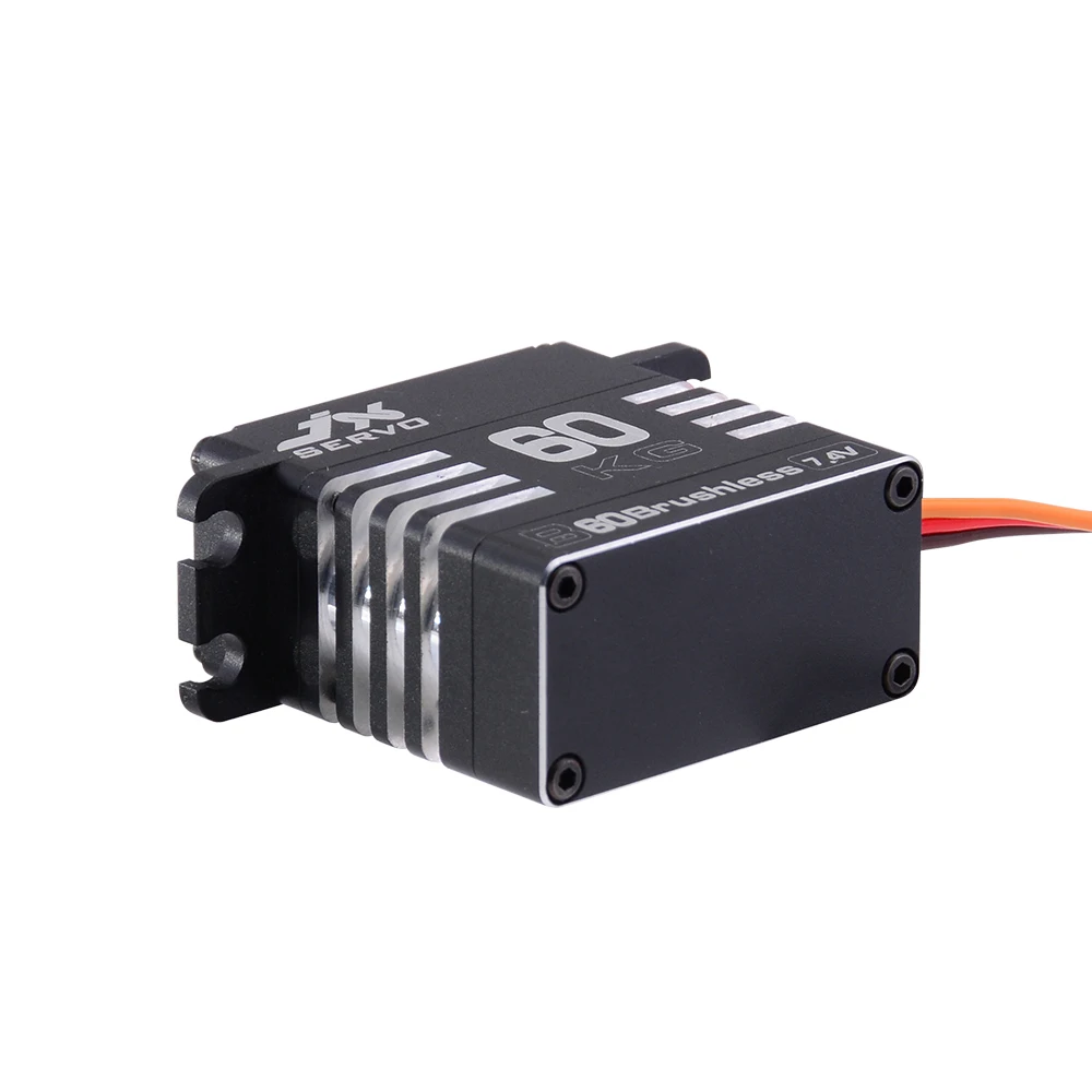JX B60 60 кг с высоким крутящим моментом, полностью металлический корпус, металлическая шестерня, бесщеточный сервопривод для радиоуправляемой машины, радиоуправляемая модель