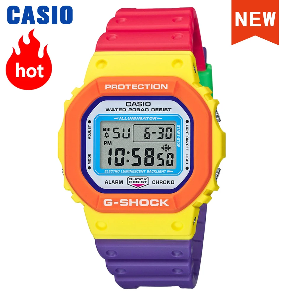 casio colorful watch